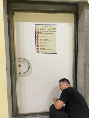 Хорошая цена. Стальные двери для защиты от МРТ ASTM Двери для защиты от радиации UL 90 минут онлайн